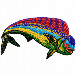 Fishes Embroidery Design 5 Fishes Embroidery Design 5